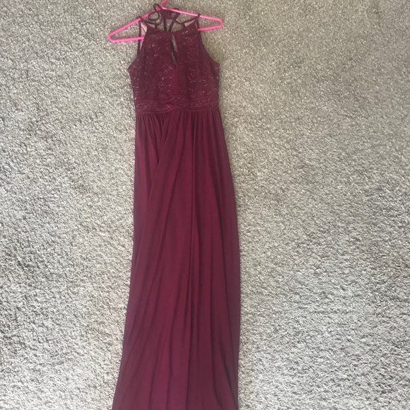 wine colored dresses